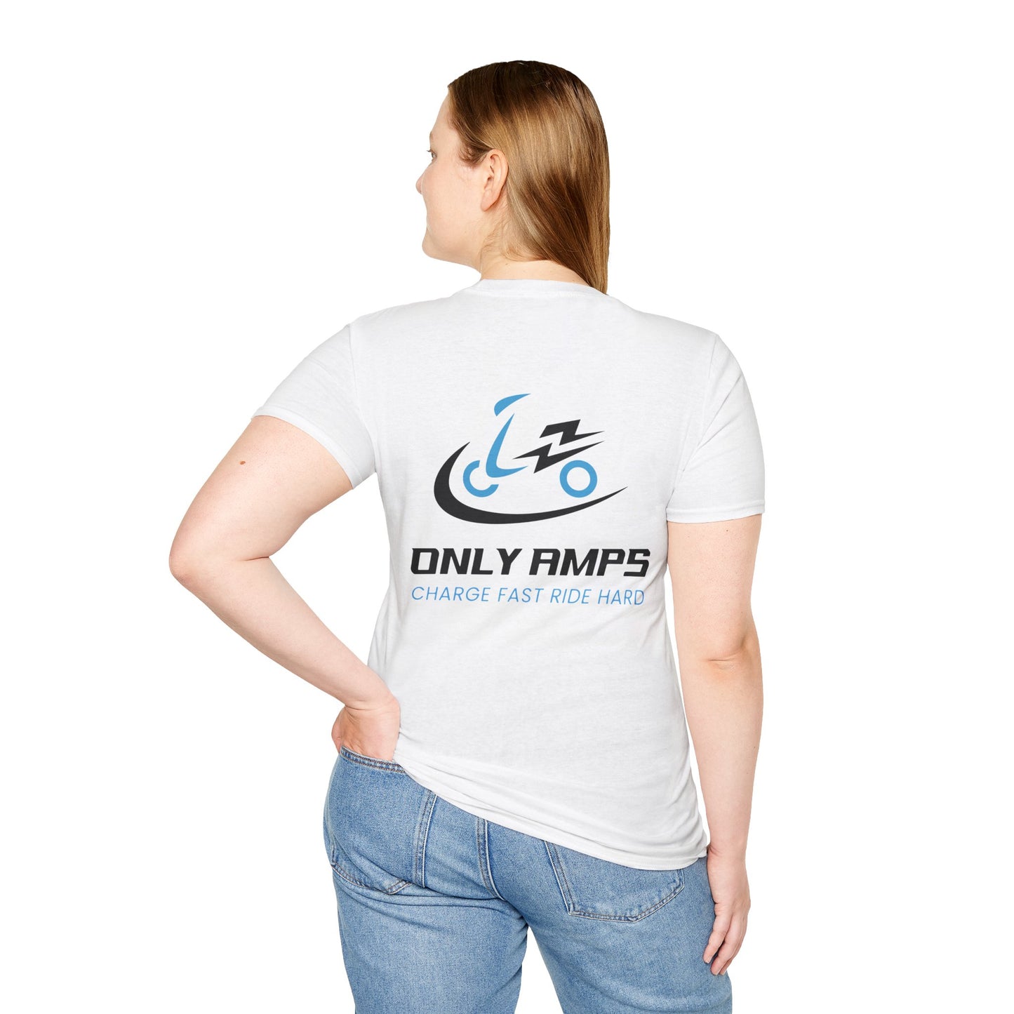 Unisex Softstyle T-Shirt - Only Ramps - Charge Fast Ride Hard