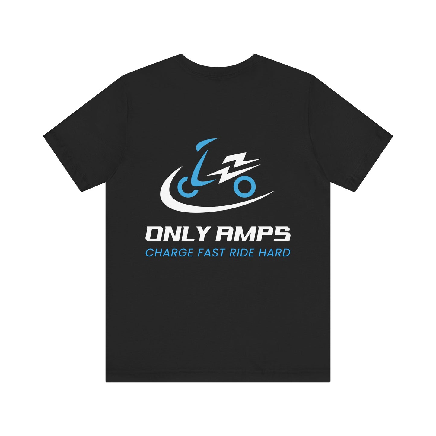 Charge Fast Ride Hard Unisex Tee | Cycling Tee, Gift for Cyclists, Motivational Shirt, Activewear, Casual Wear