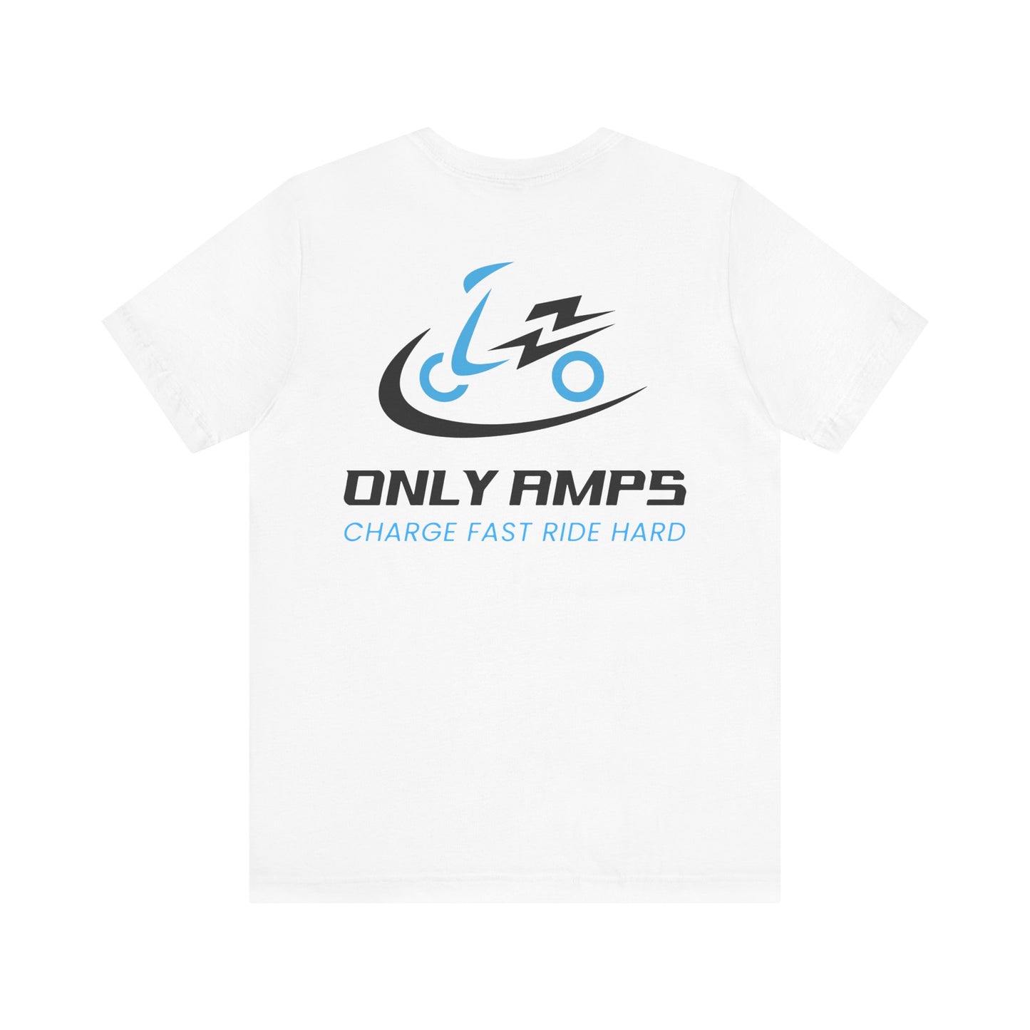 Charge Fast Ride Hard Unisex Tee | Cycling Tee, Gift for Cyclists, Motivational Shirt, Activewear, Casual Wear