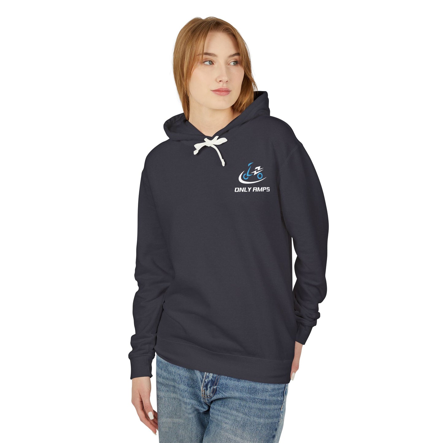 Unisex Lightweight Hoodie with 'Only Amps' Design - Perfect for Biking Enthusiasts, Casual Wear, Gifts for Him/Her, Sports Apparel, [...]