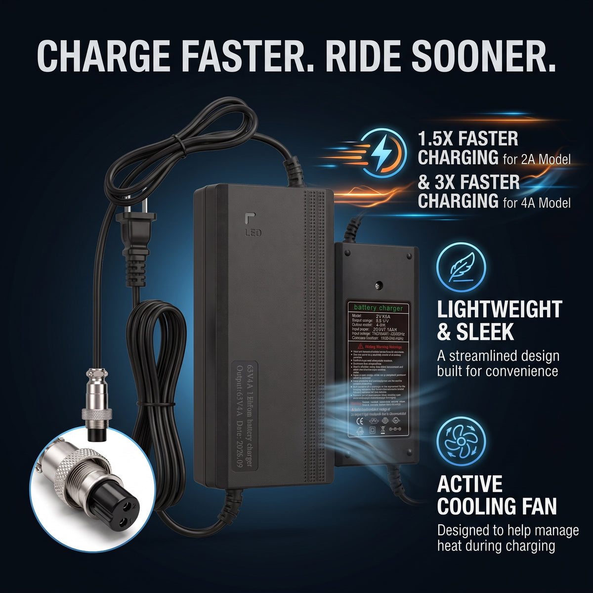 Onewheel Pint/PINTX/PINTV Fast and Ultra Fast Chargers
